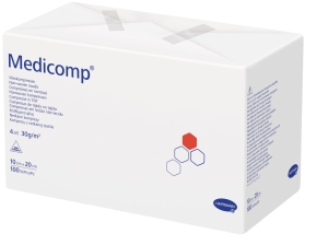 MEDICOMP 4fach S30 10x20cm unsteril, 100 Stück