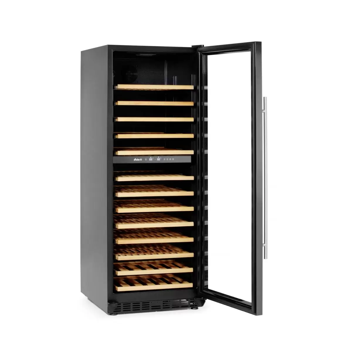 Weinkühlschrank freistehend HENDI Weinkühlschrank Schwarz