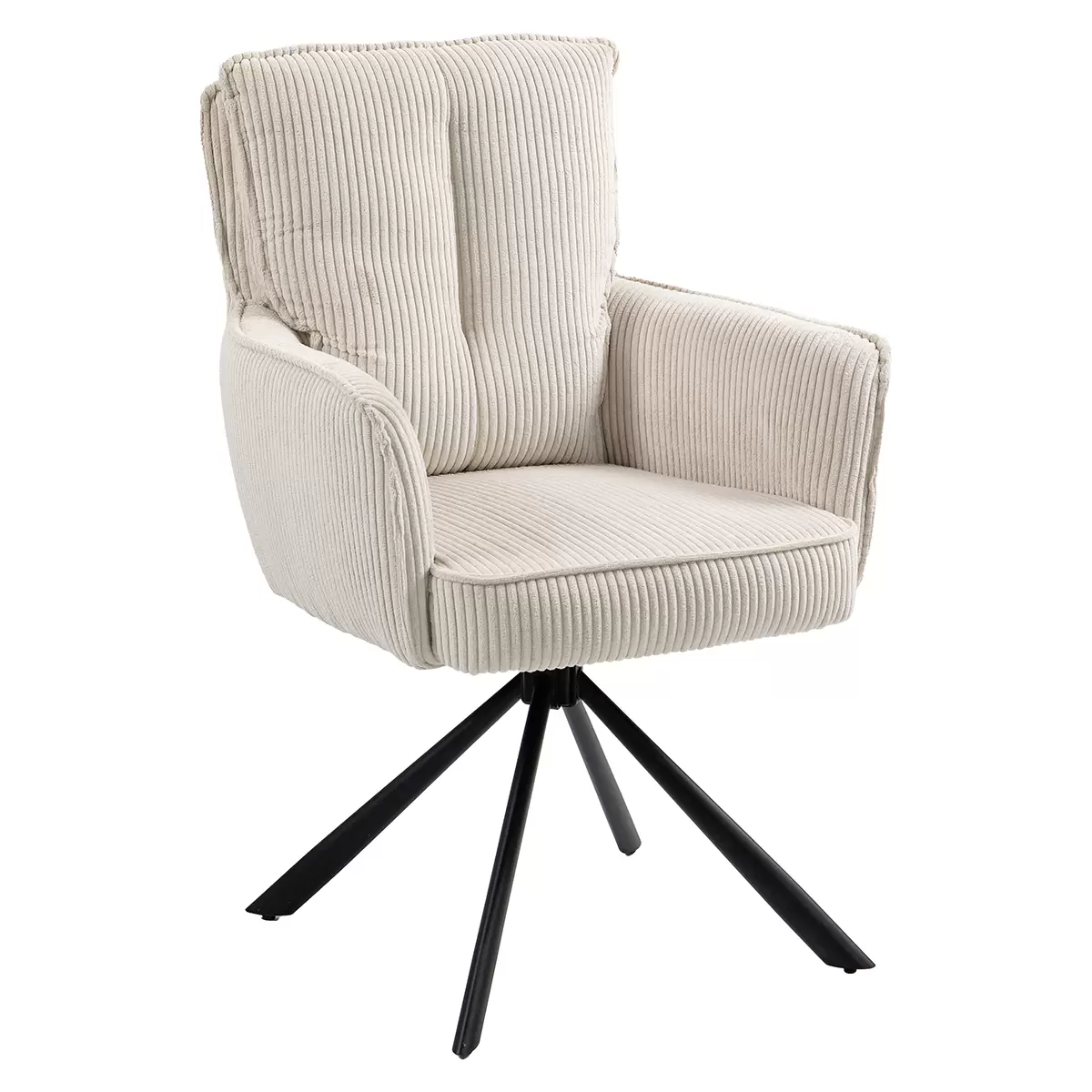 Stuhl Asher beige,schwarz