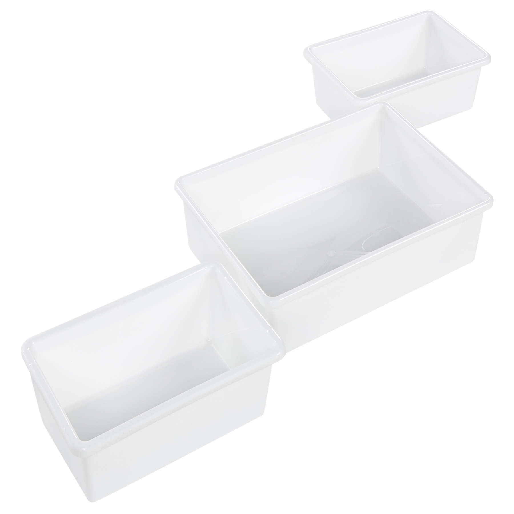 Beliani - COLLIE - Kast met 9 dozen - Grijs|Wit - MDF
