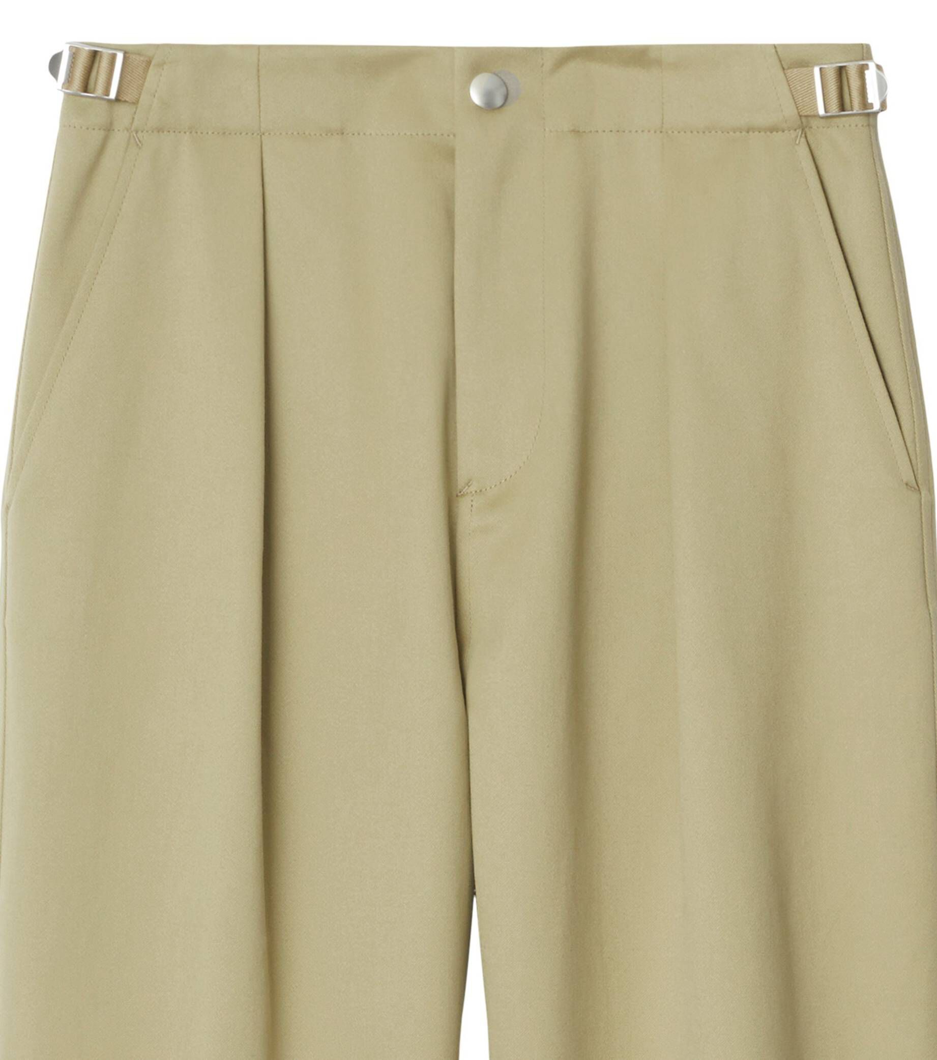 Burberry| Damen Hose aus Baumwollsatin