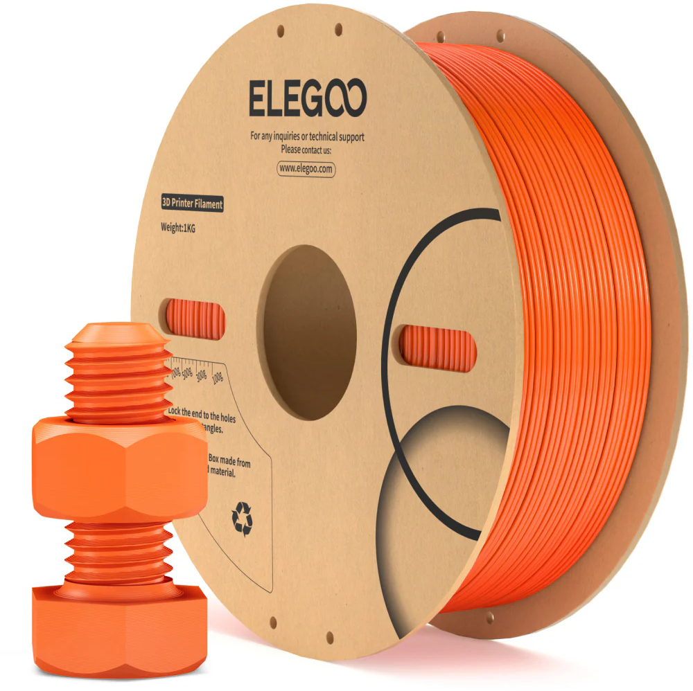 Elegoo  ABS Orange, 1,75 mm / 1000 g    Industrielle Stärke für höchste Ansprüche in Orange