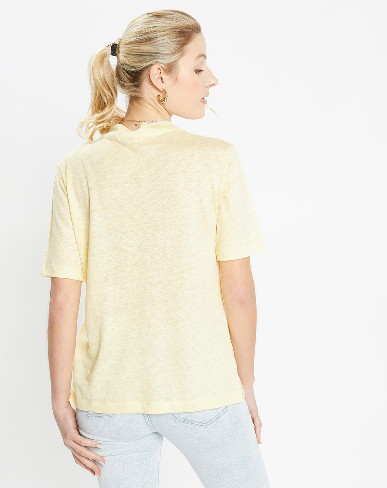 Jodhpur T-Shirt 100% Lin Matari jaune