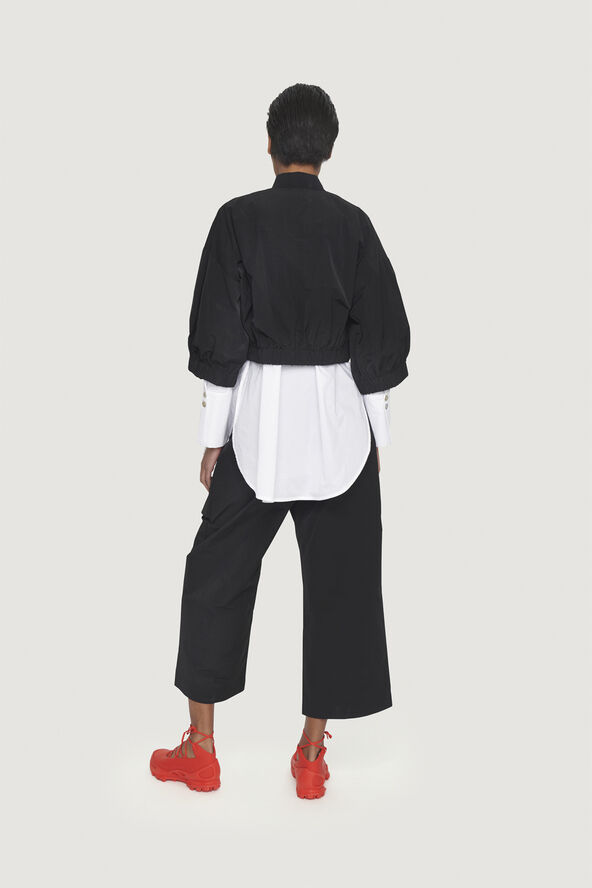 Bitte Kai Rand Fukkura poplin Sort
