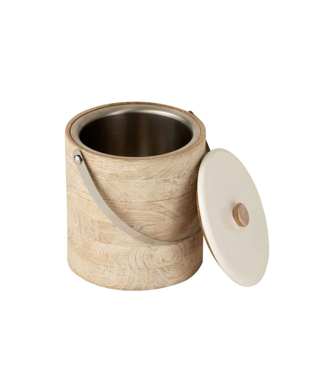 Paris Prix - Cache-pot En Bois corde 19cm Naturel