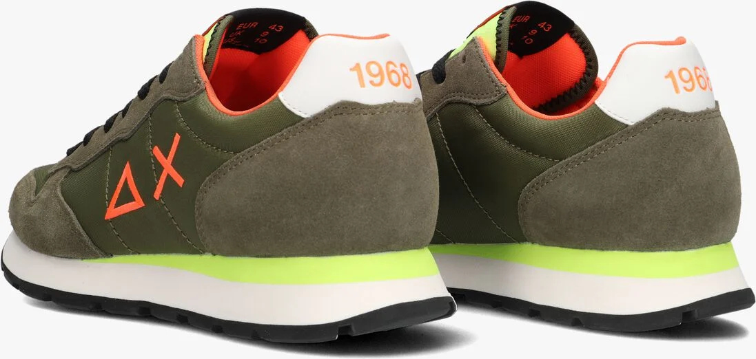 SUN68 groene sun68 lage sneakers tom fluo