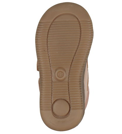 Pom Pom Sko - Sneaker Velcro - Old Rose