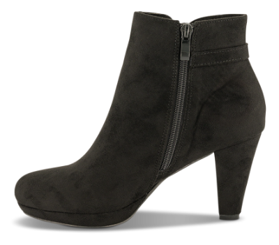 B&CO Kort damestøvle Sort 5253500410