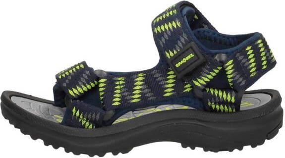 Braqeez sandalen donkerblauw Jongens Textiel Meerkleurig 25