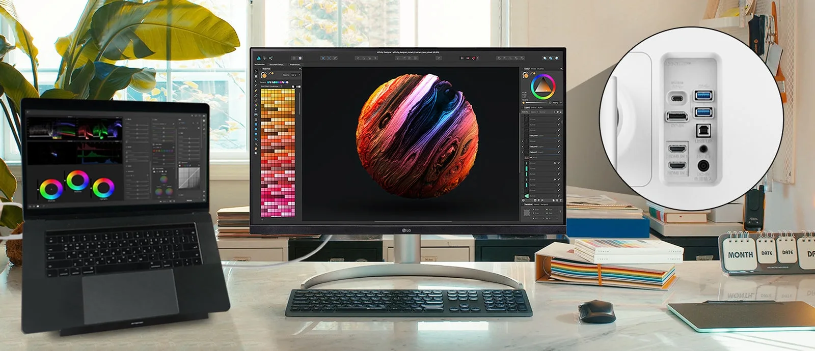 LG UltraFine 32UQ850V-W Écrans de bureau et professionnels