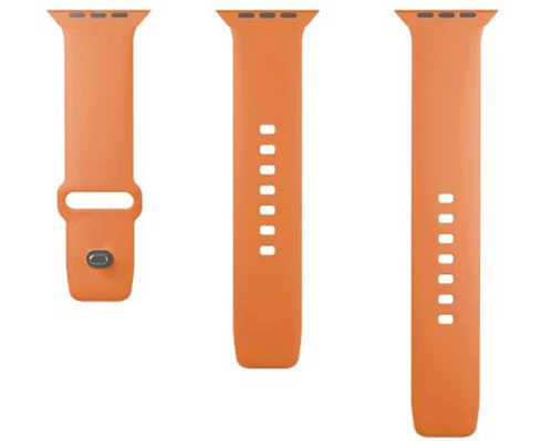 Puro Silicone watchband for Apple Watch 38–40–41 mm, light orange