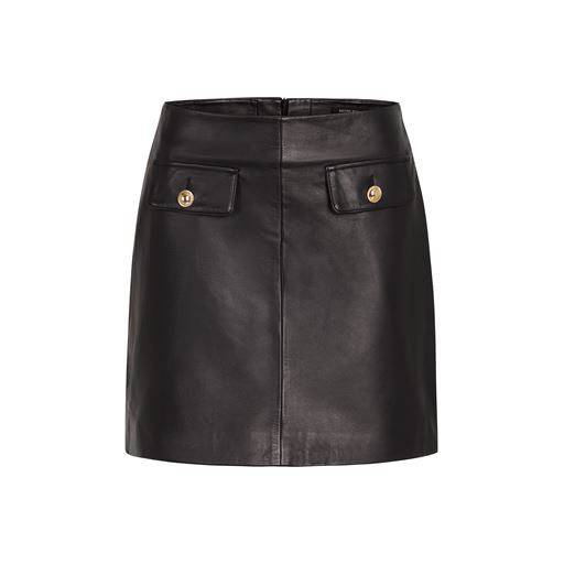 Bruuns Bazaar Gentian Short Nederdel, Black, 42