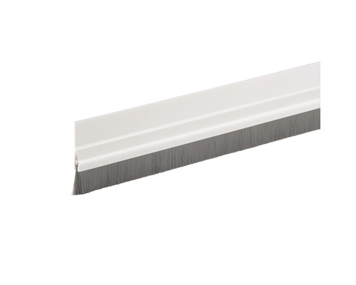 fix-o-moll deurrubber met borstel, premium zelfklevend, wit, 1 m
