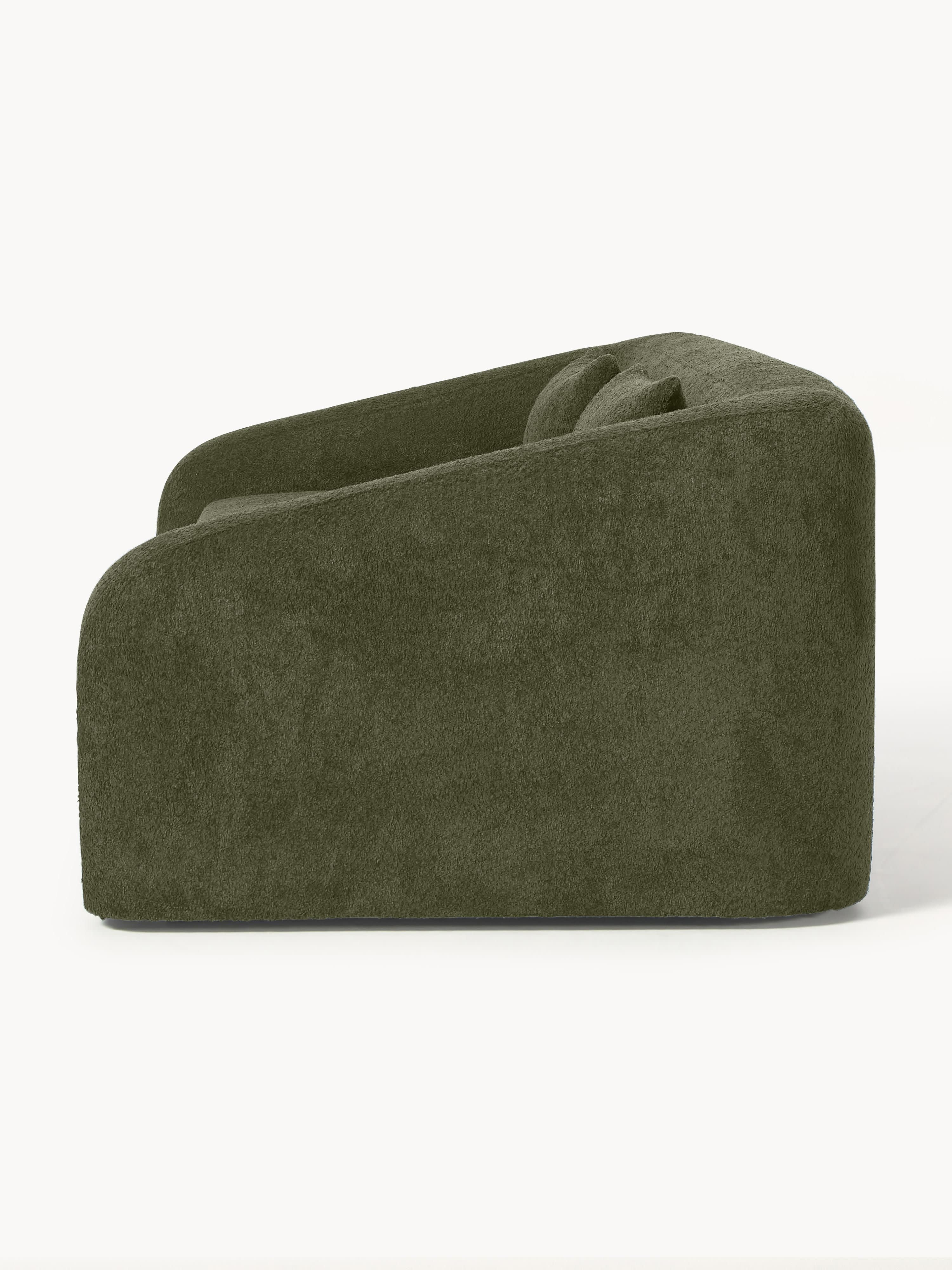 Slaapbank Eliot (3-zits) uit teddy-bouclé