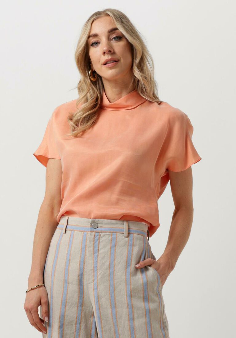 VANILIA koraal vanilia top satin fluid layer