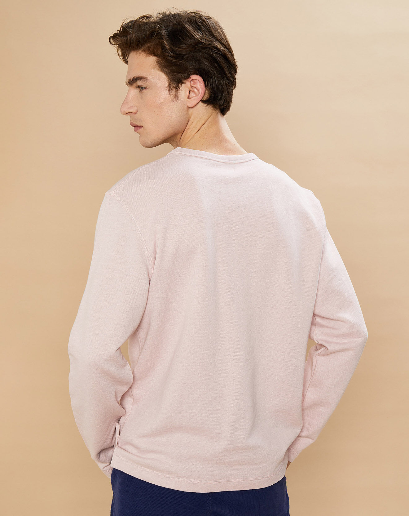 Hartford Sweat Light Crew faded rose