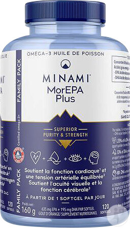 Minami MorEPAPlus Smart Fats 120 Capsules
