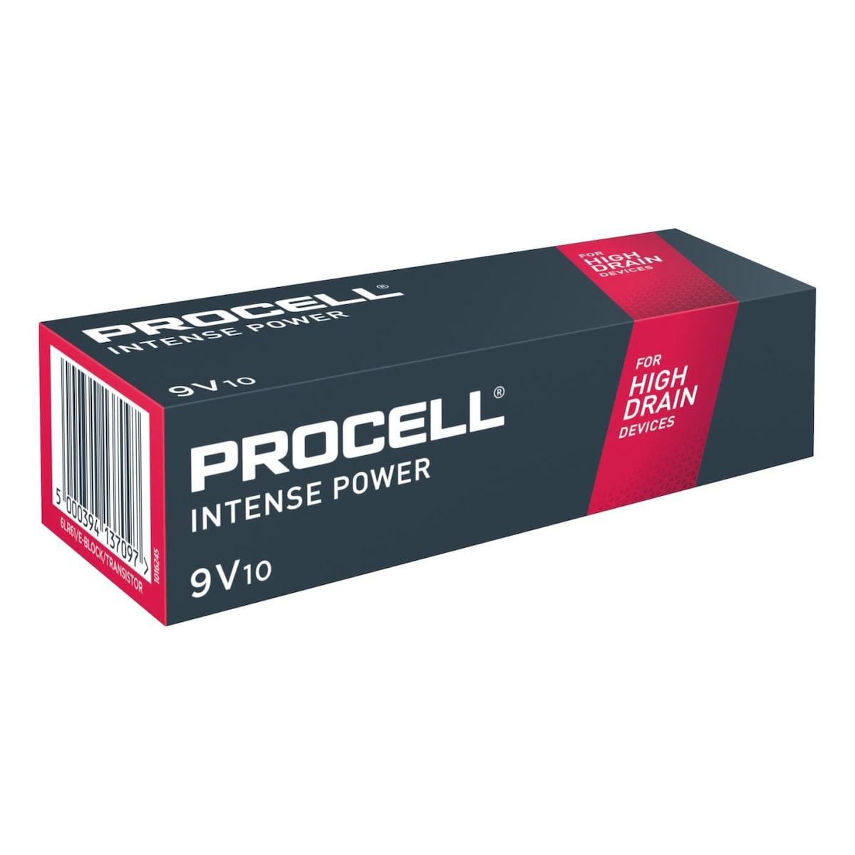 Procell Alkaline Intense 9V 5 x 10ct Retail