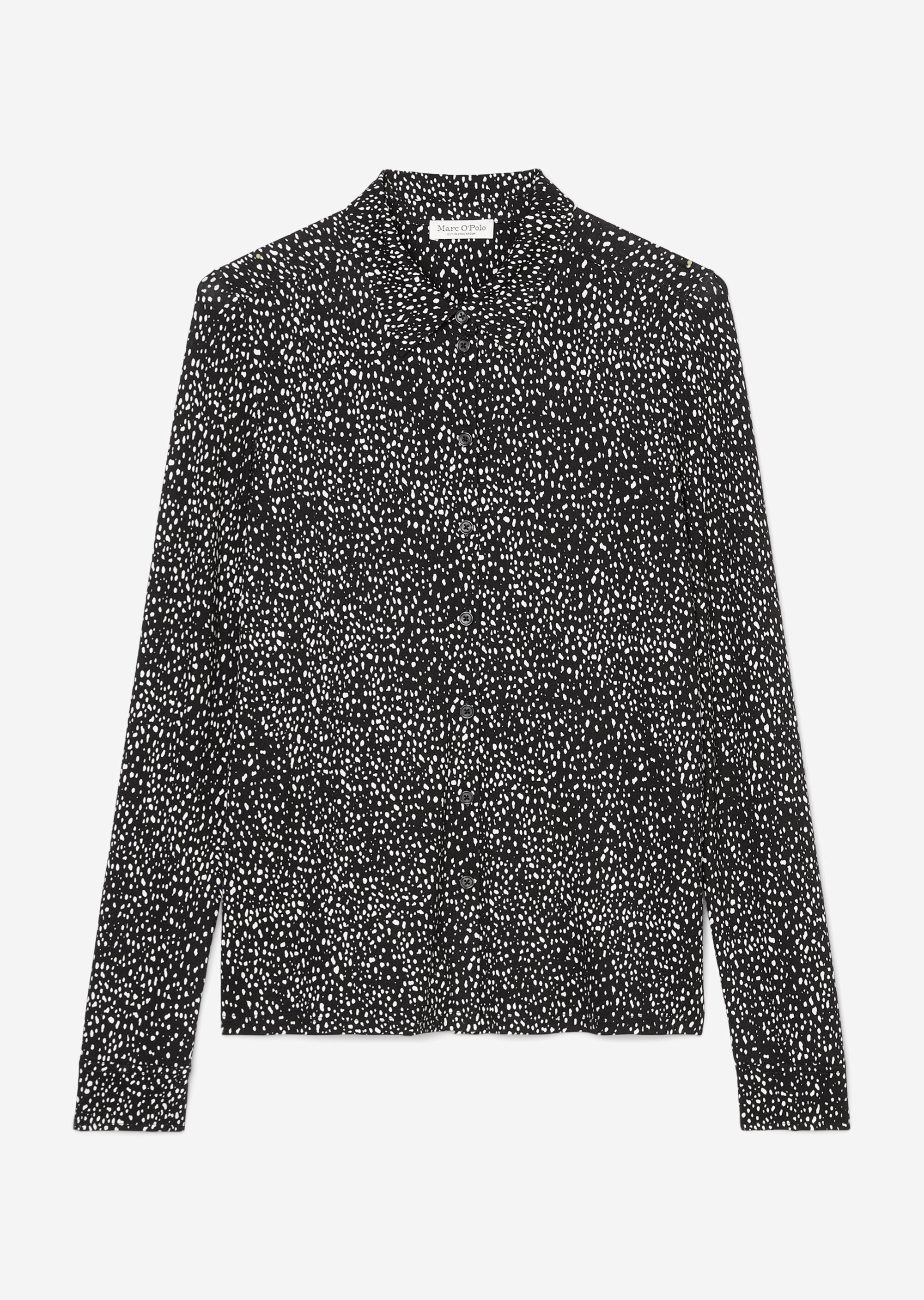 Jersey-Print-Bluse regularaus LENZING™ ECOVERO™