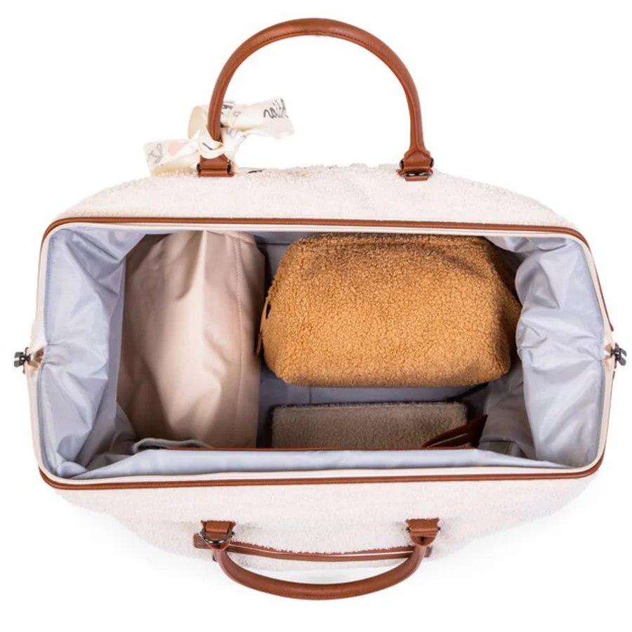 CHILDHOME Mommy Bag Teddy altweiß