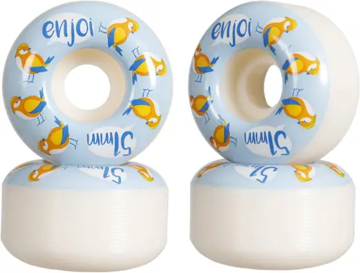 Enjoi Early Bird 99A Skateboard Hjul 4-Pak | SkatePro