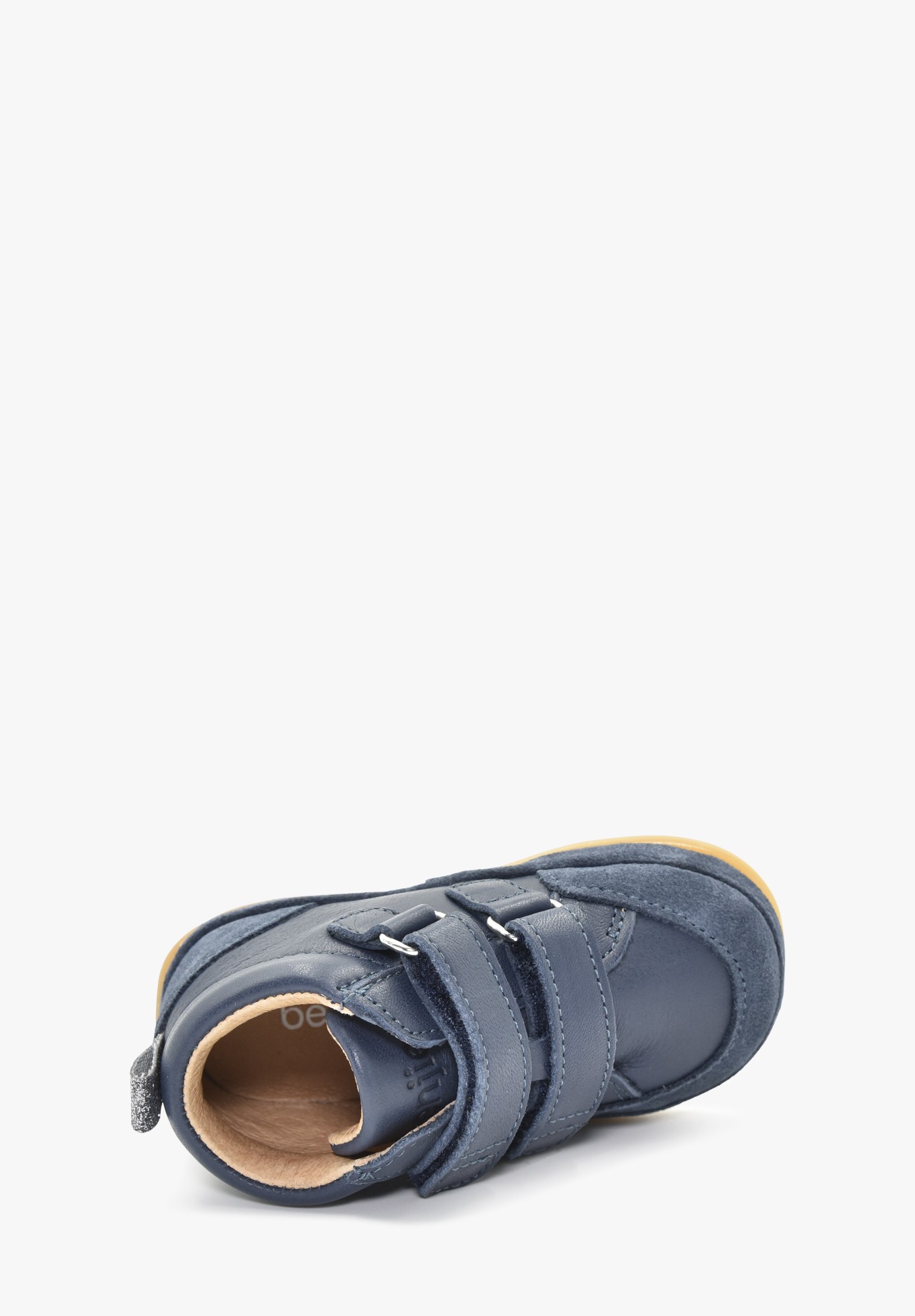 Aubépine cœur   erste Schritte Marineblau Blau Glitter