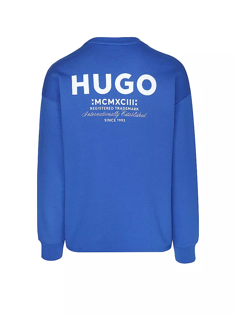 HUGO Sweater NAVIU blau