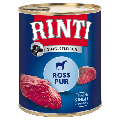 Rinti Hundefutter Singlefleisch Ross PUR