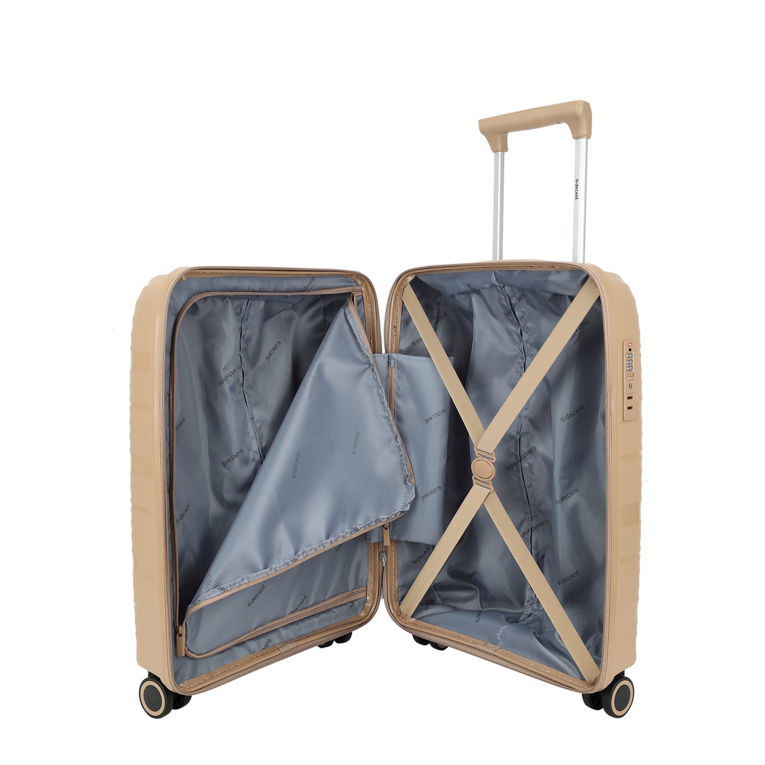 Decent Explorer Cabin Trolley 55 champagne