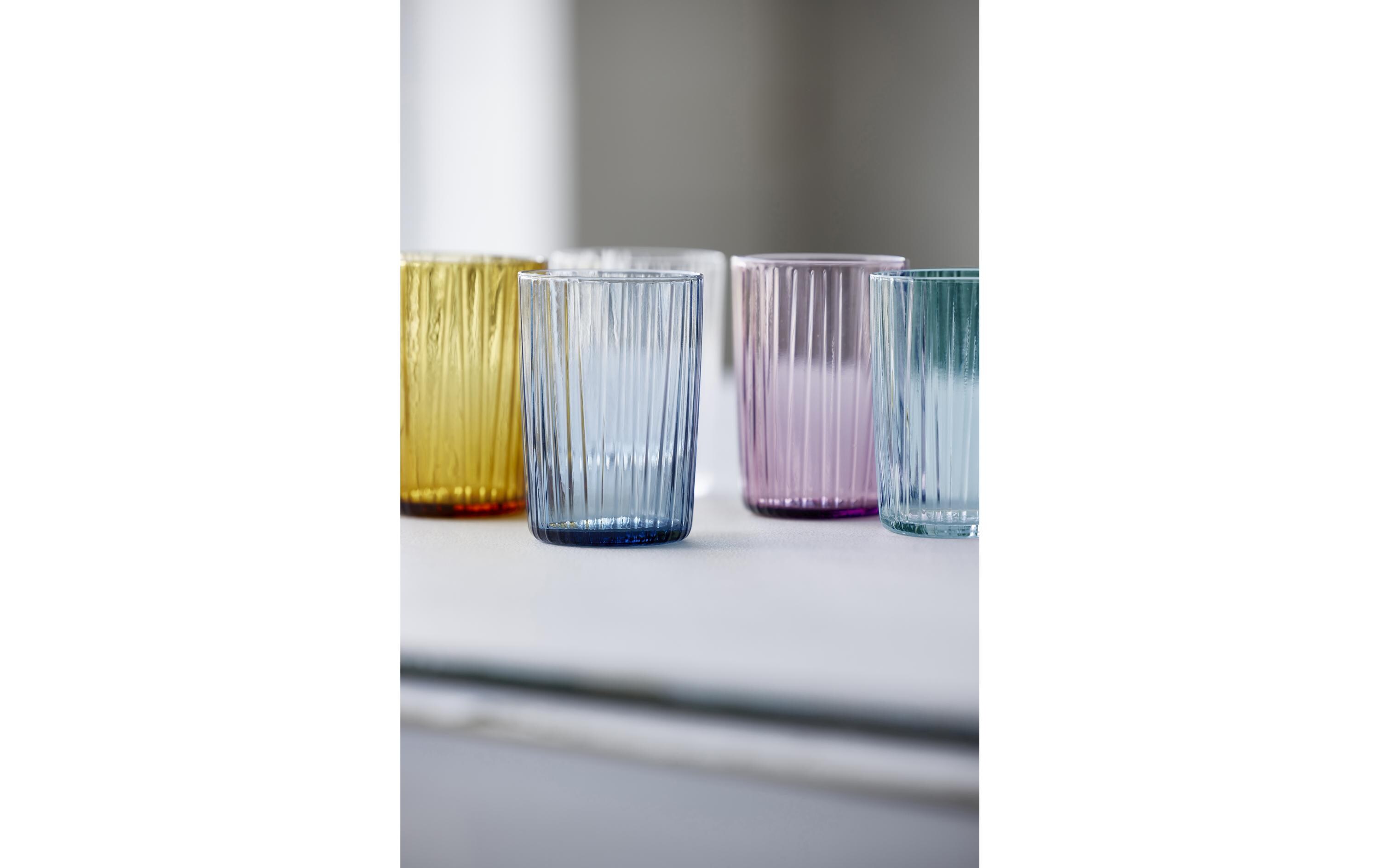 Trinkglas Kusintha 280 ml, 1 Stück, DunkelblauWassergläser Set
