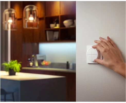 Philips Tap dial switch White