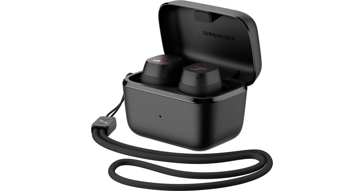 SennheiserSport True Wireless in-ear oortjes  (Zwart, Bluetooth, USB-C)