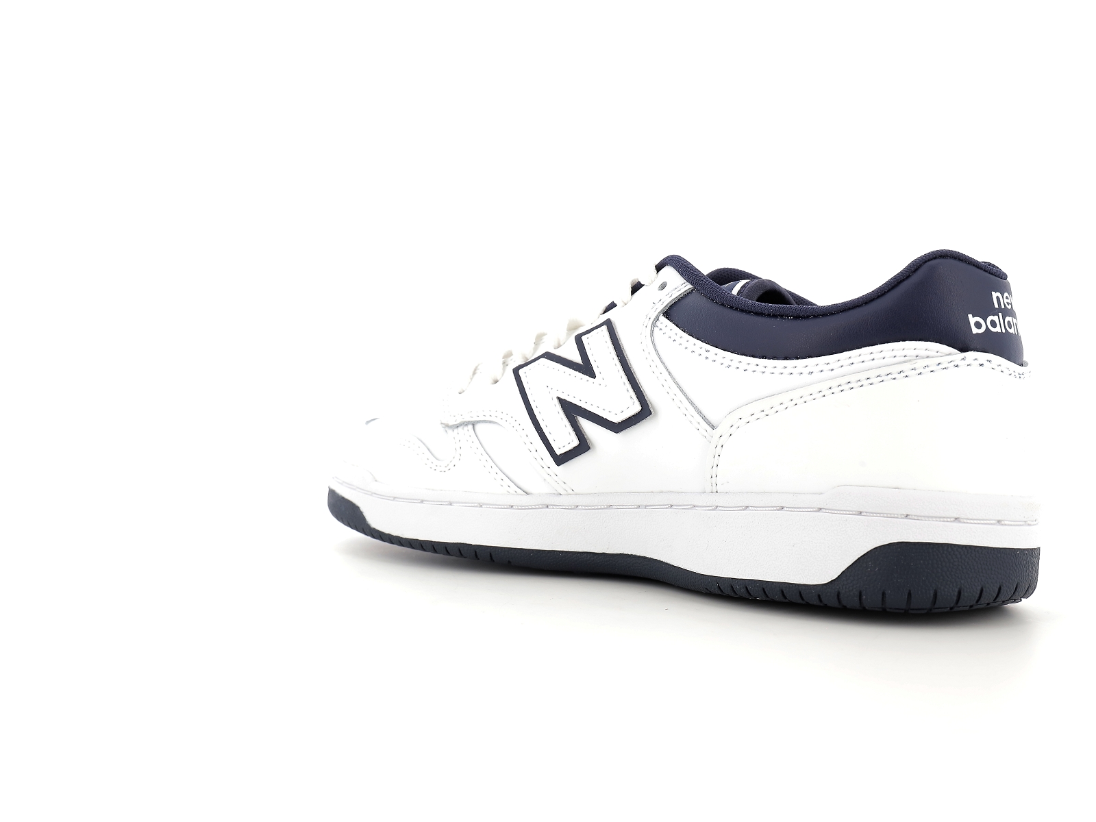 New balance a-BB480LWN Matières combinées Blanc Noir