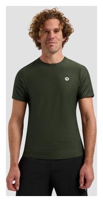 Maillot Manches Courtes De Running Rogelli Essential Vert Homme