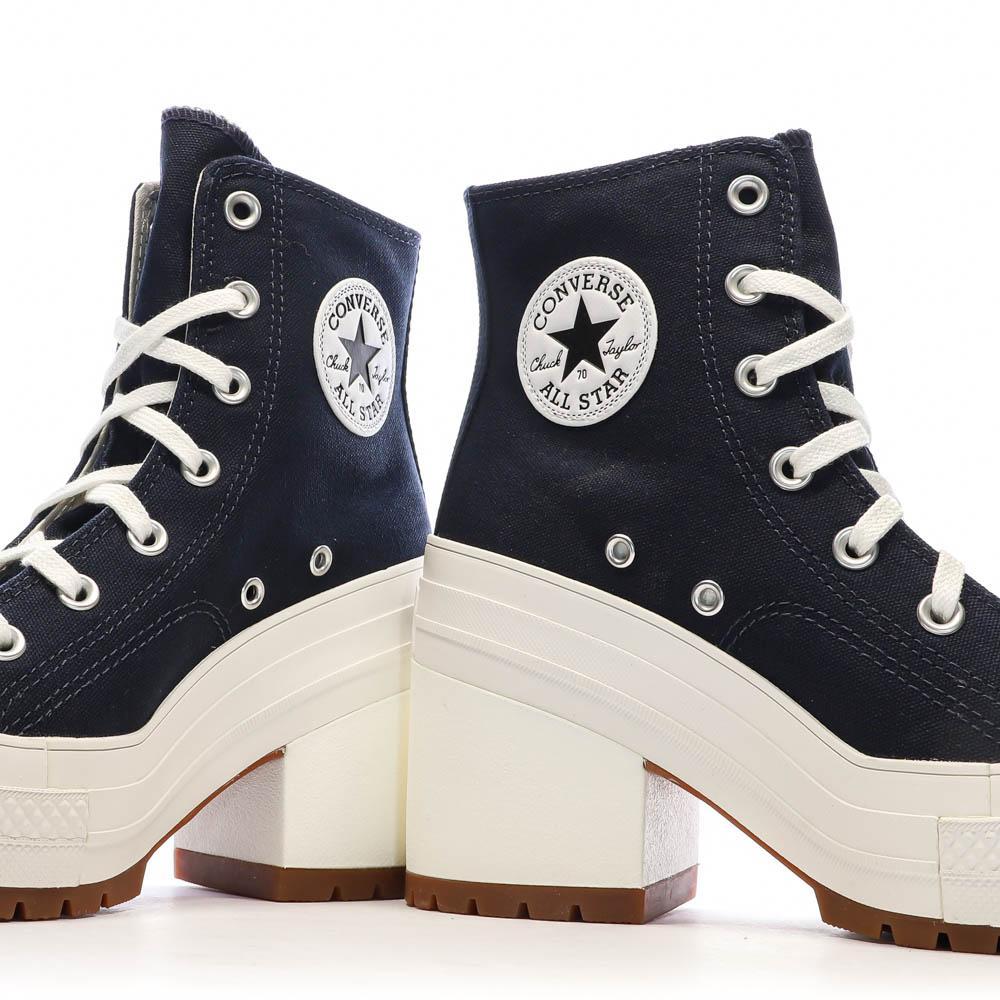 Converse Baskets Noire Femme Converse De Luxe Heel