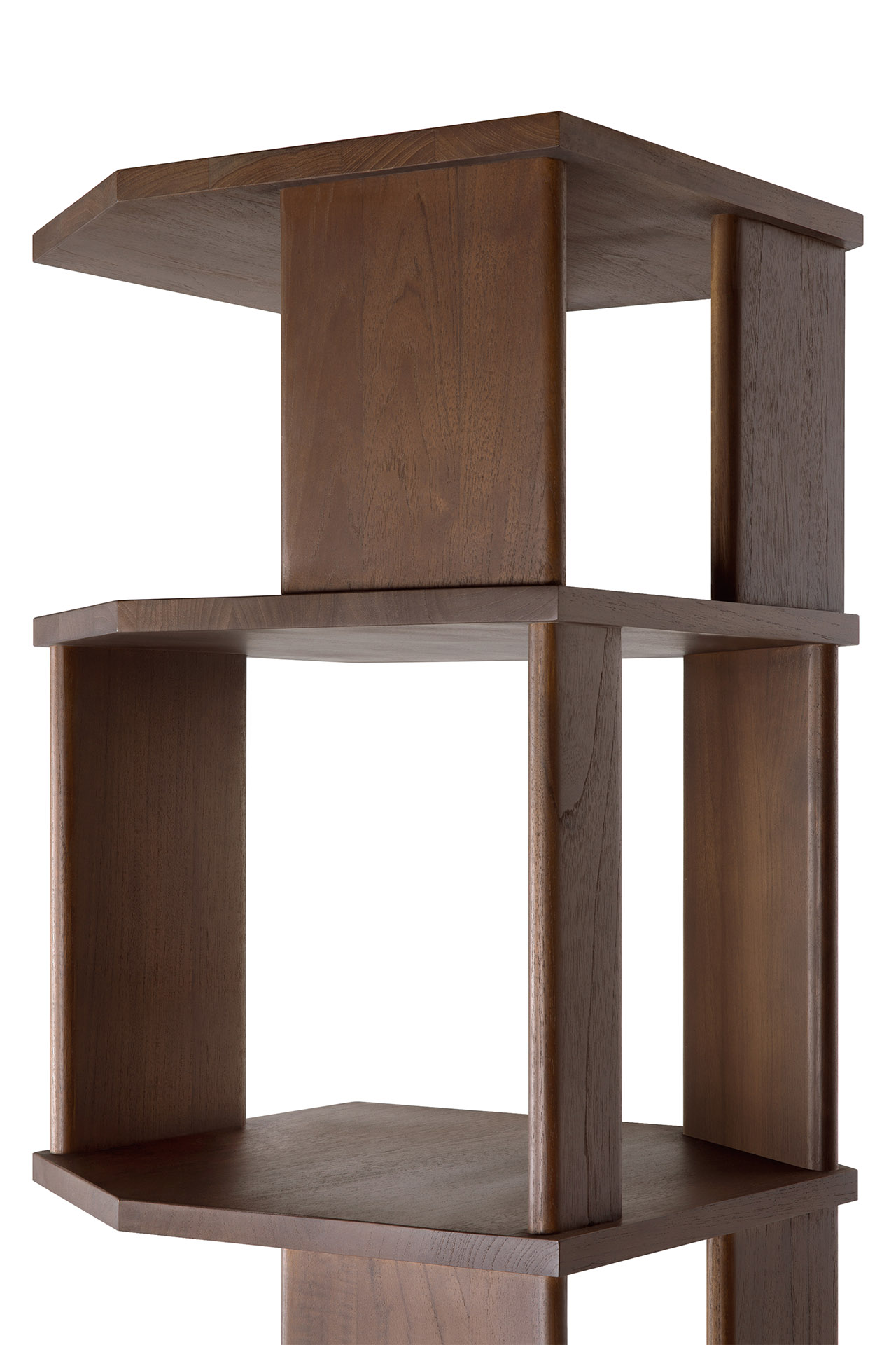 Ethnicraft - Stairs kast - bruin teak - gelakt - 45x46x204