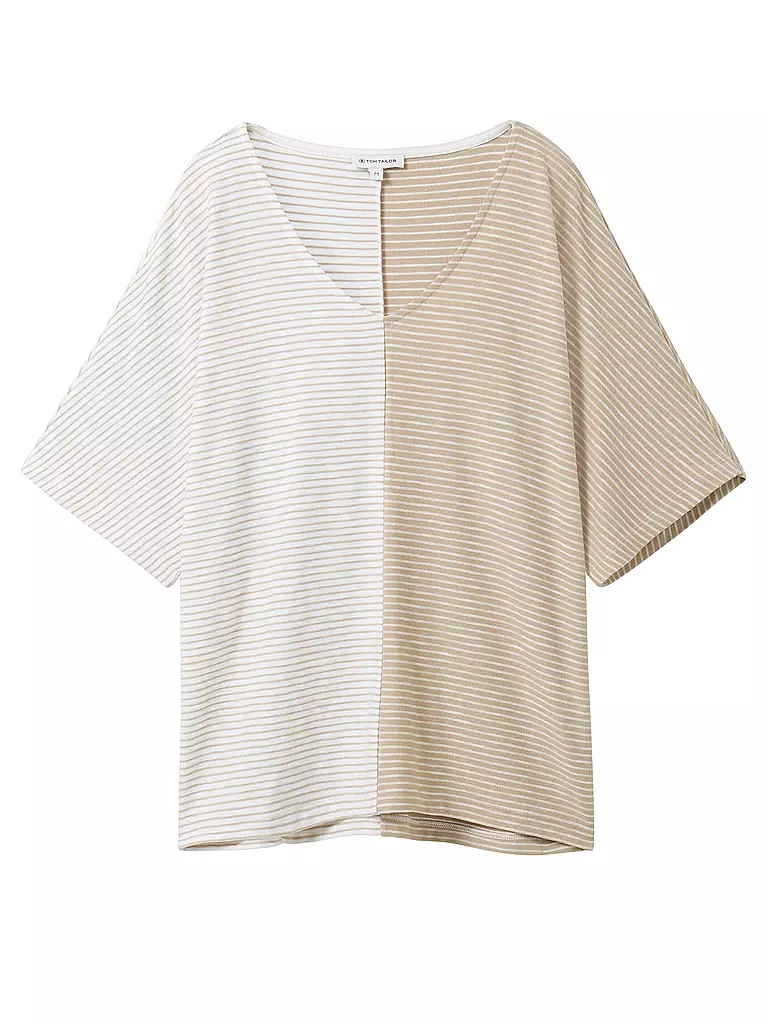 TOM TAILOR T-Shirt Regular Fit beige