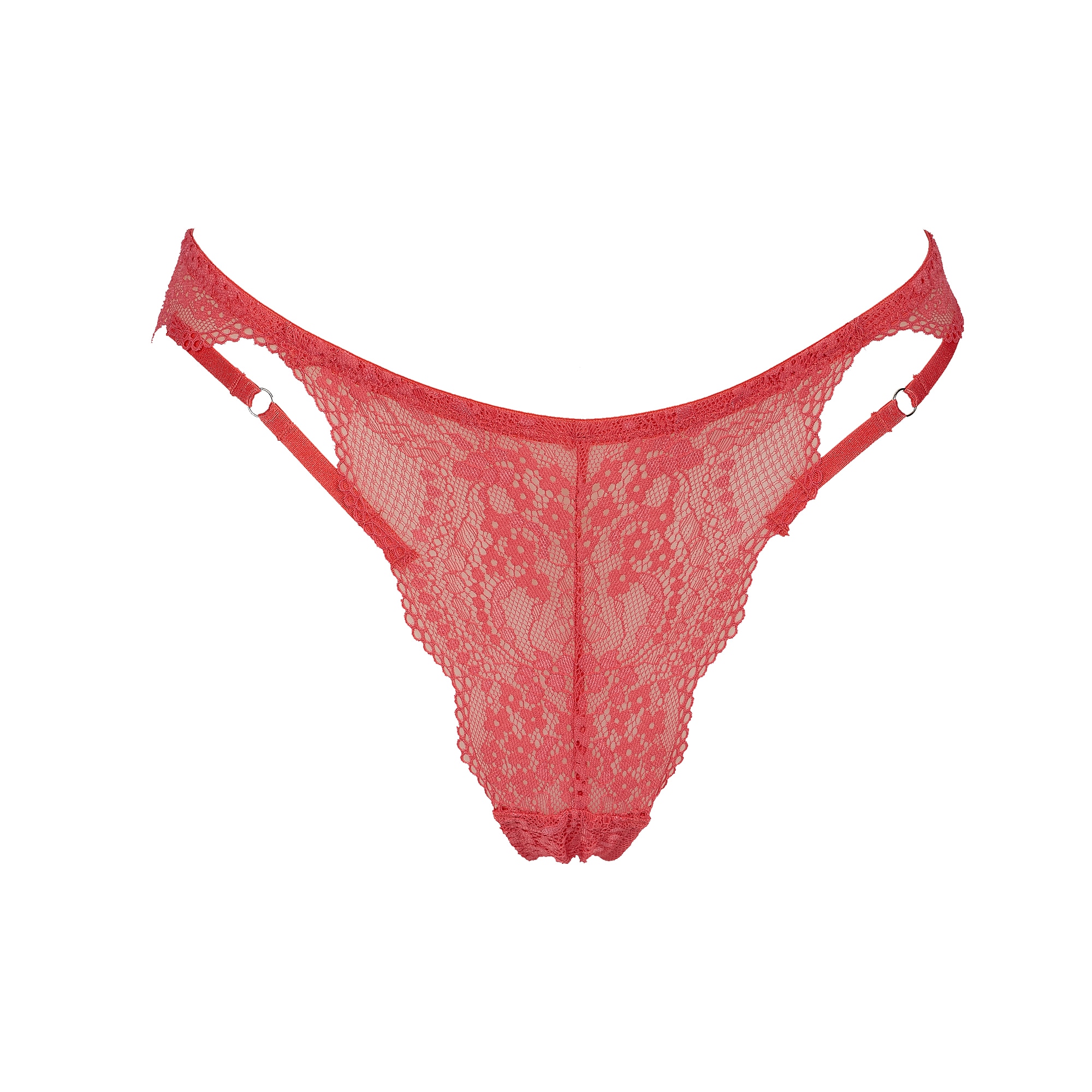 After Eden D-cup & up String »Maite«, mit Spitze, Riemchendetails, feminin, bequem, weich, elastisch