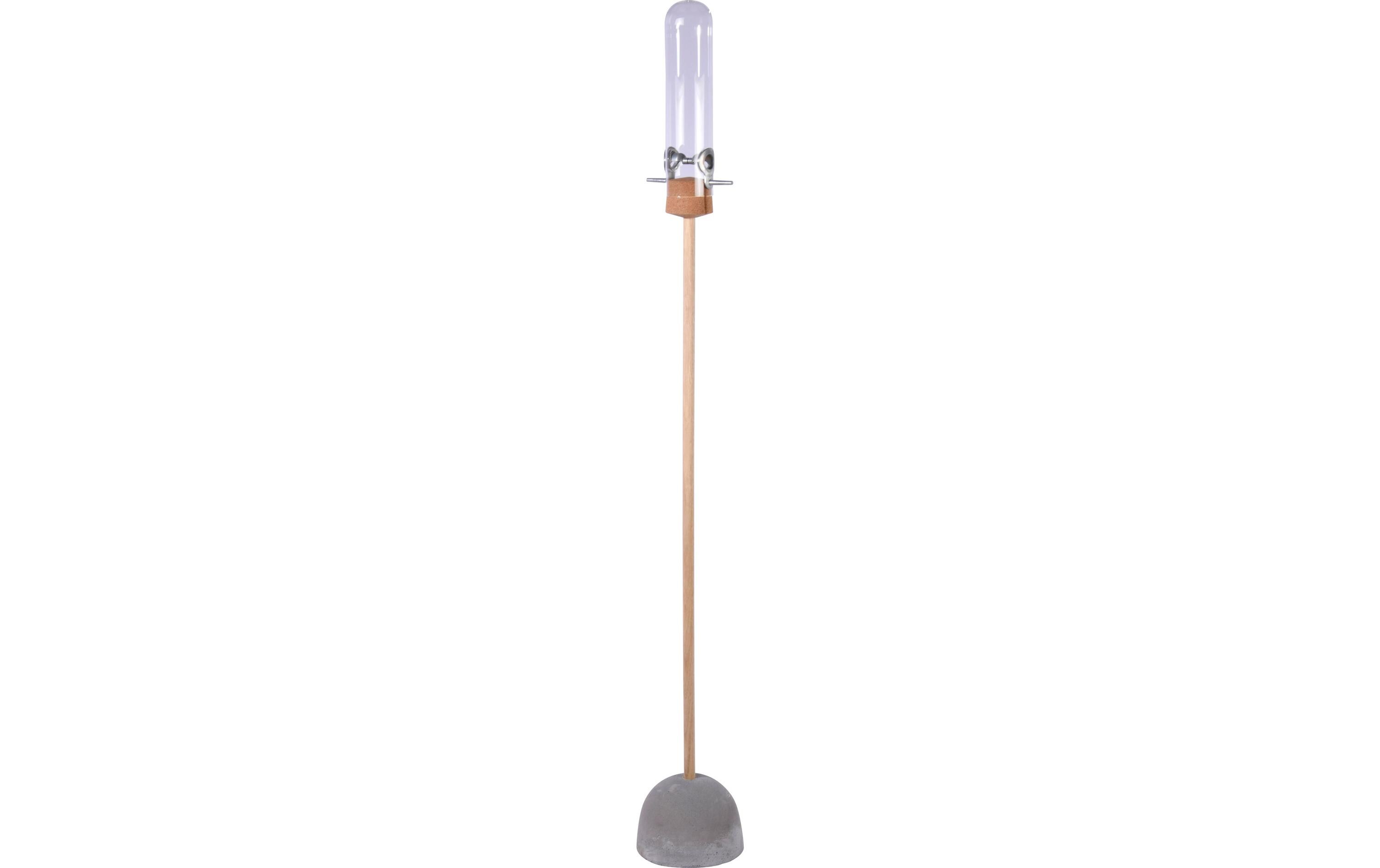 Futterspender Futtersäule Premium-Pickbar, Ø 7 x 30 cm, GlasPraktischer Vogelfutterspender zum Hängen