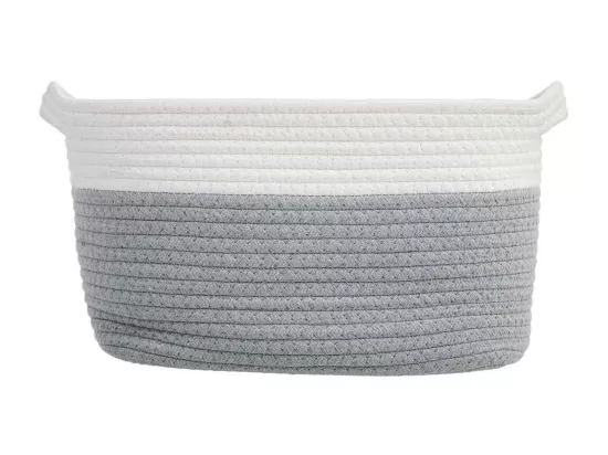 Panier en coton tressé 33x24x20