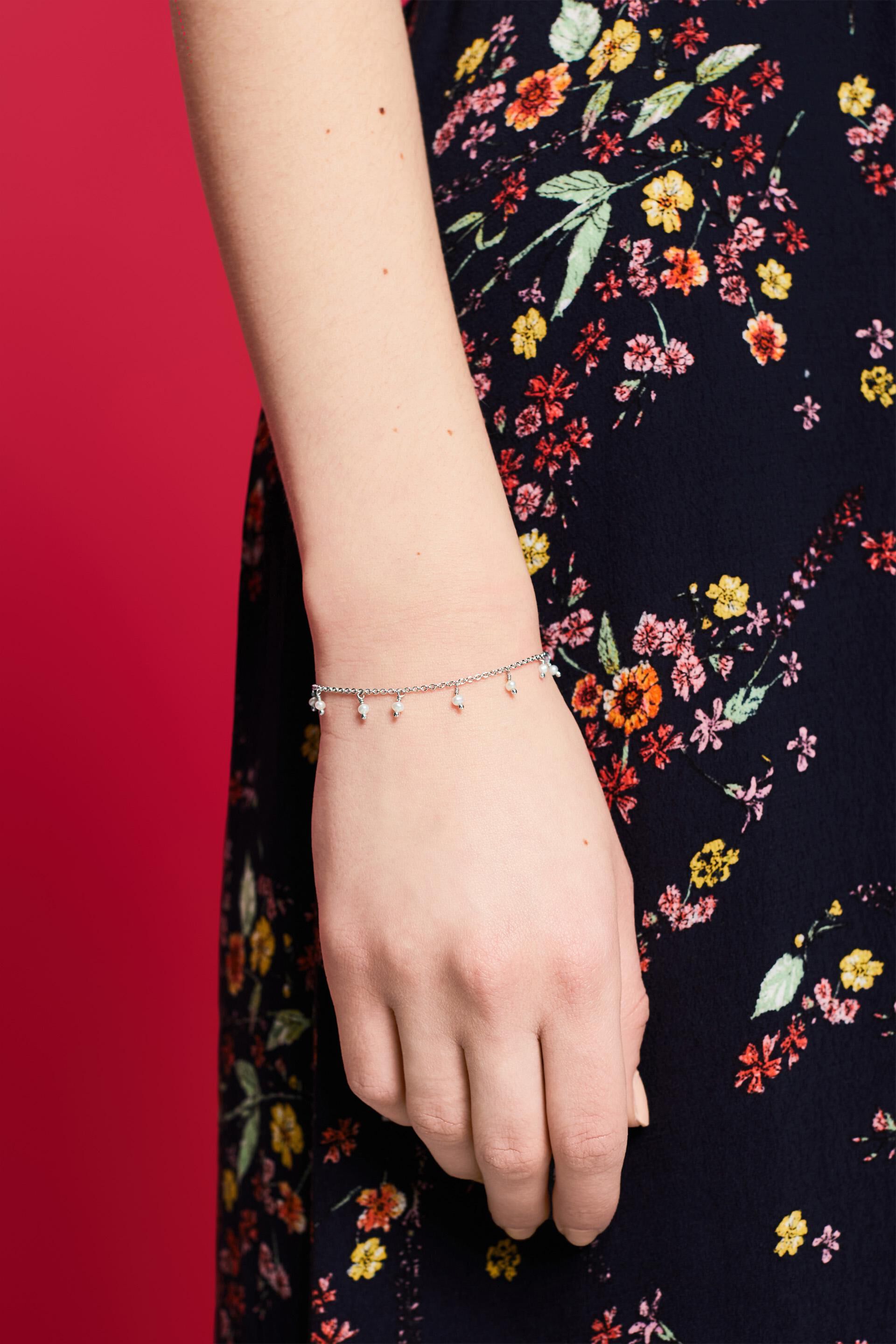 Bracelet à breloque en argent sterling