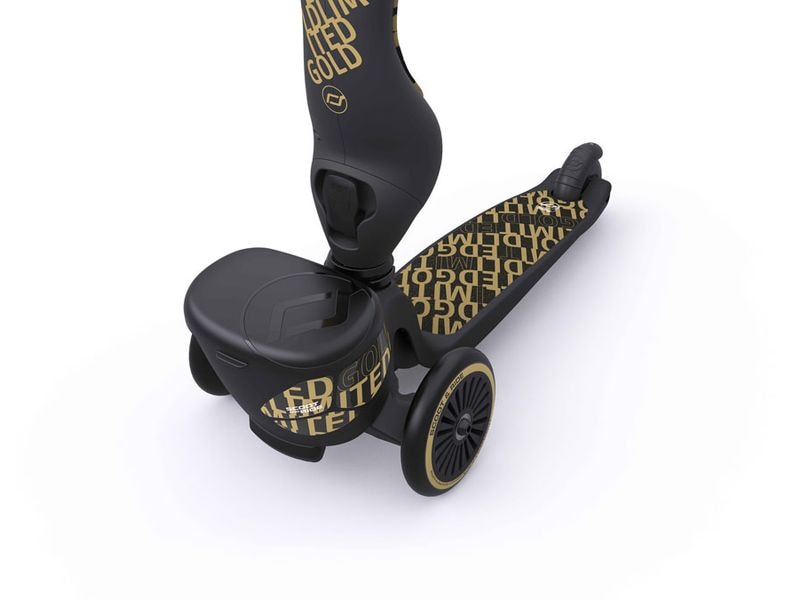 Scoot and Ride Highwaykick 1 Gold/Schwarz Kinderroller