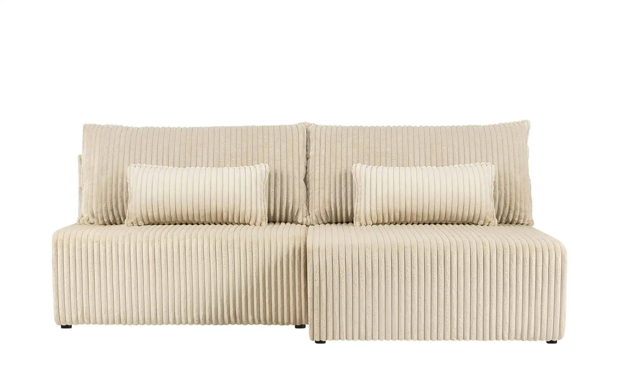 höffner Ecksofa mit Schlaffunktion Floopy beige Maße B: 210 H