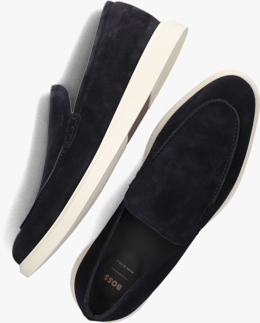 BOSS blauwe boss loafers randy  loafer