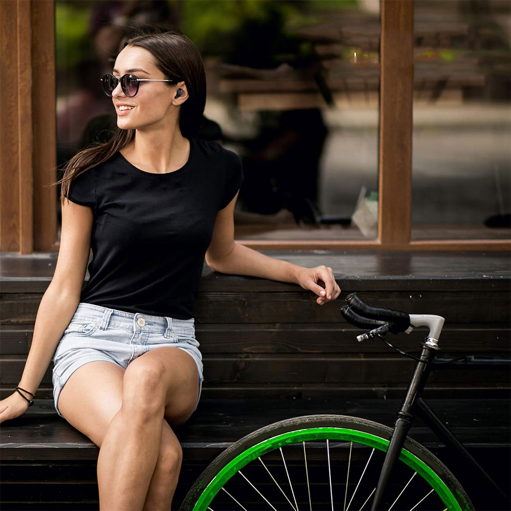 Moto Buds Charge In-Ear Bluetooth Kopfhörer mit Ladecase IPX5  (MOTOBUDS-BK) - Schwarz
