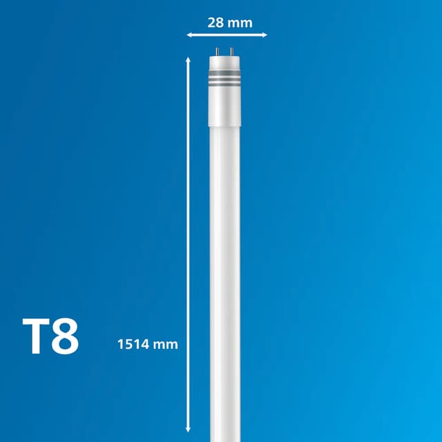 Philips T8 UN LED-lys 23W G13 (kølig hvid)