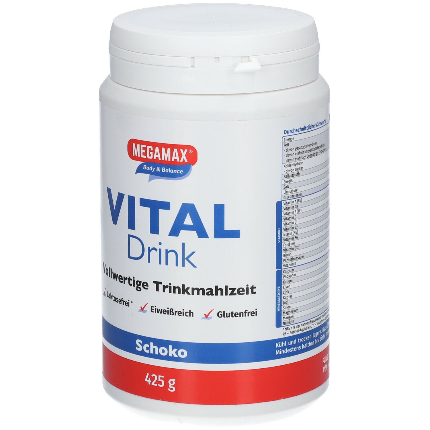 MEGAMAX® Body & Balance VITAL Drink Schoko