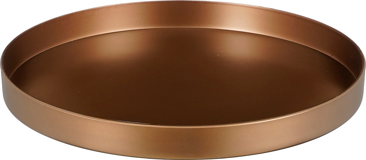 House of Seasons decoratiebord Mila brons D 32 H 3 cm
