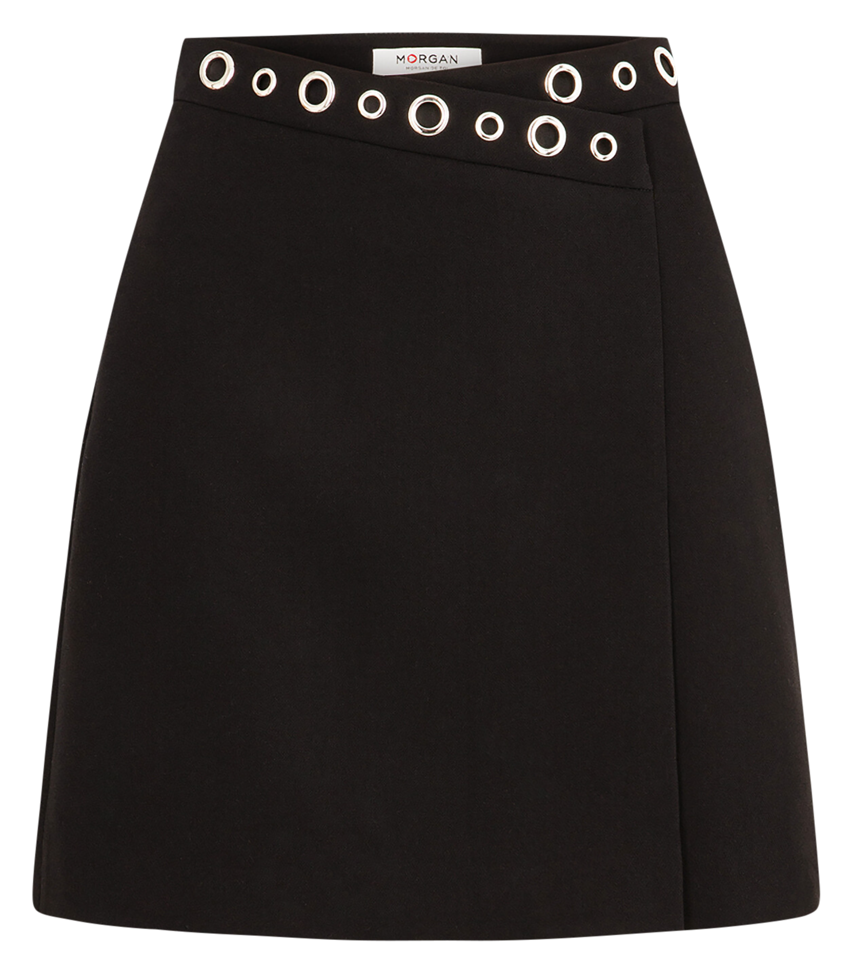 JILLY - Jupe courte taille haute | Noir