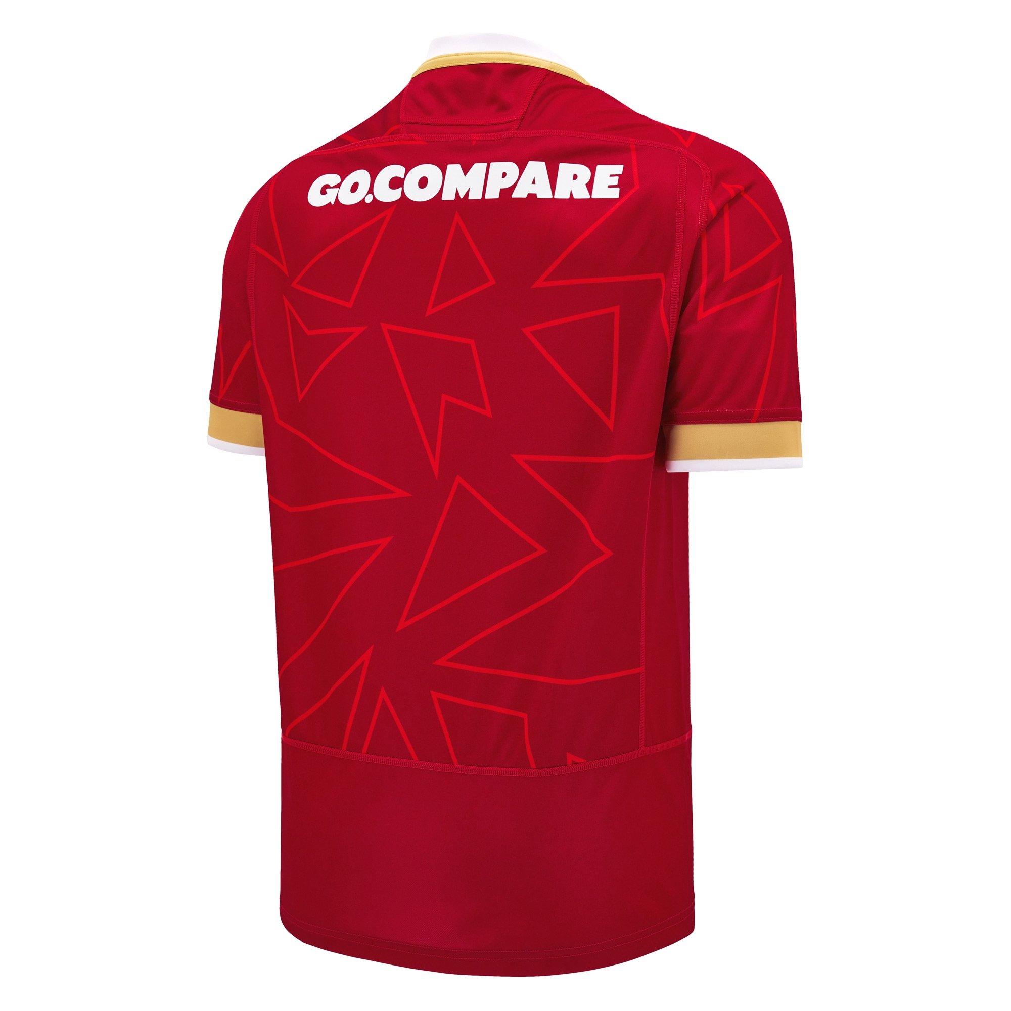 Macron Wales Rugby Home Pathway Shirt 2024 Adults